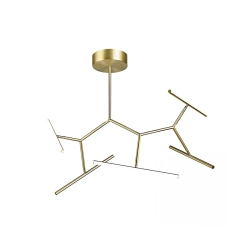 2071 CEILING LIGHT 49W 3000K ALUMINUM & SILICON GOLD MATT Zambelis Lights